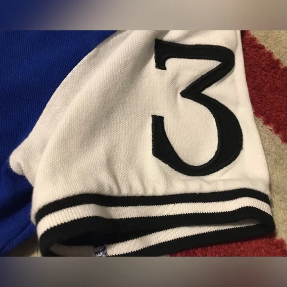 Vintage RALPH LAUREN POLO BLACKWATCH TEAM RUGBY Custom Shirt L Rlpc Rlx Sport x - Picture 12 of 16